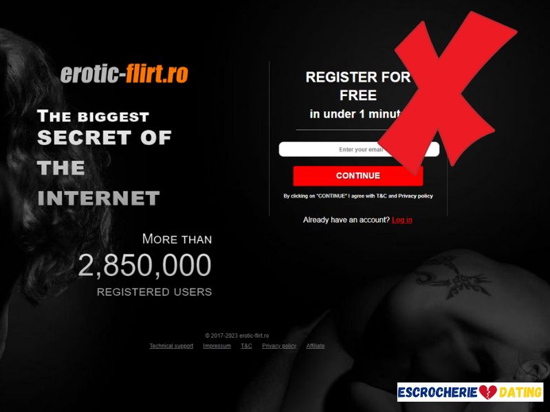 erotic flirt escrocherie