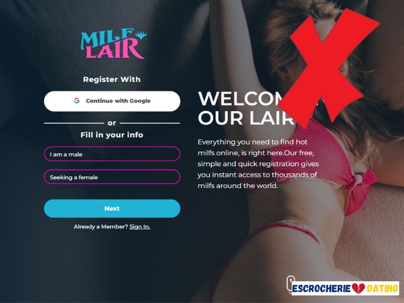 milflair escrocherie
