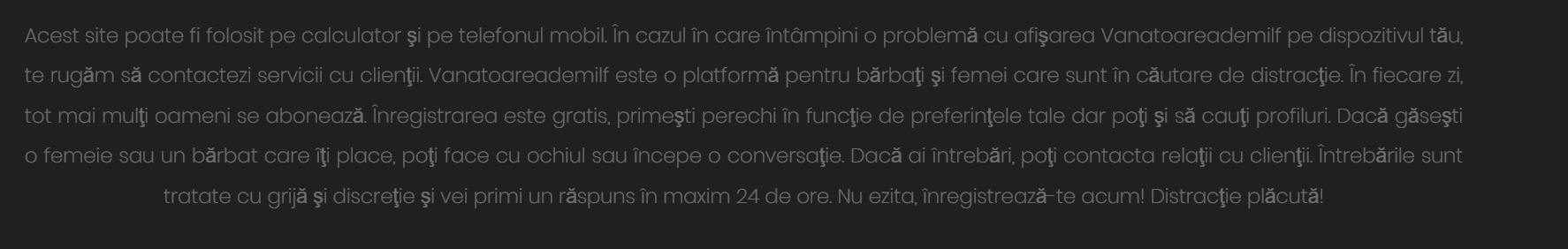 profilurile sunt fictive